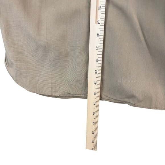 Vintage Creighton USMC Short Sleeve Beige Mens Shirt 15M 15 1/2 - Picture 5 of 5